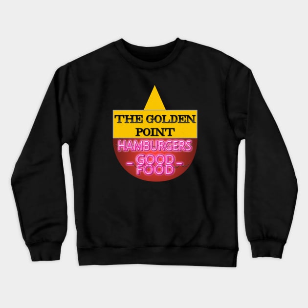 Golden Point Drive In Restaurant Crewneck Sweatshirt by carcinojen